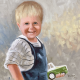 portret schilderij olieverf Floris